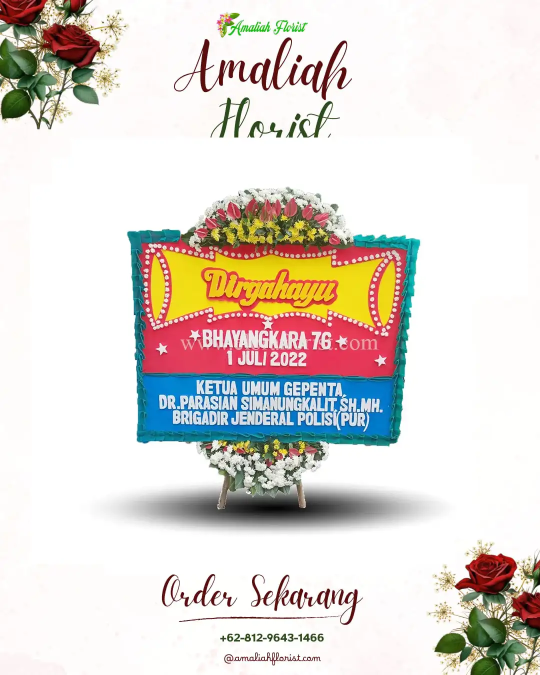 Papan Bunga HUT Ulang Tahun Towe